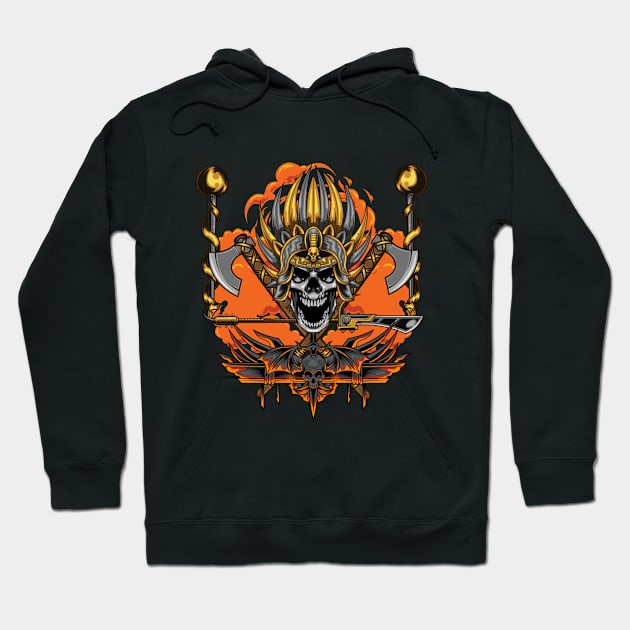 Ethnic Skull Wizard Hoodie by Harrisaputra